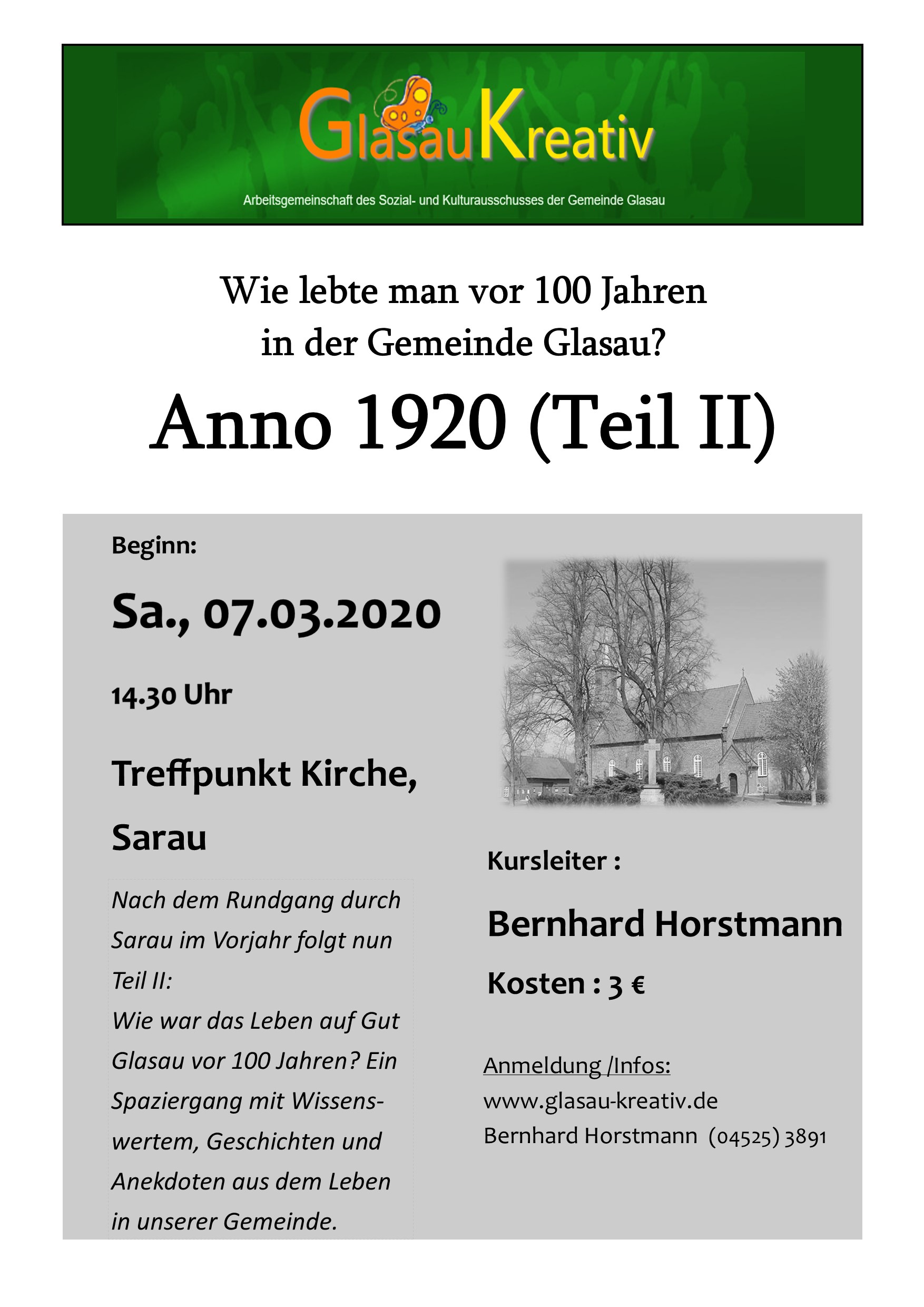 Anno 1920 Dorfrundgang 2020